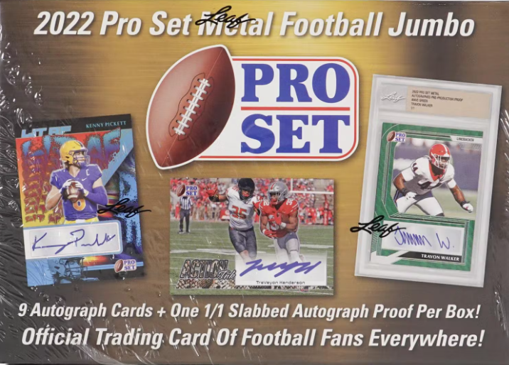 NFL Football Trading Cards, Jumbo Box